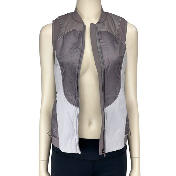 LULULEMON Polar Pace Run Purple Pink Silver Vest Size 4 XS - Picture 9 of 16